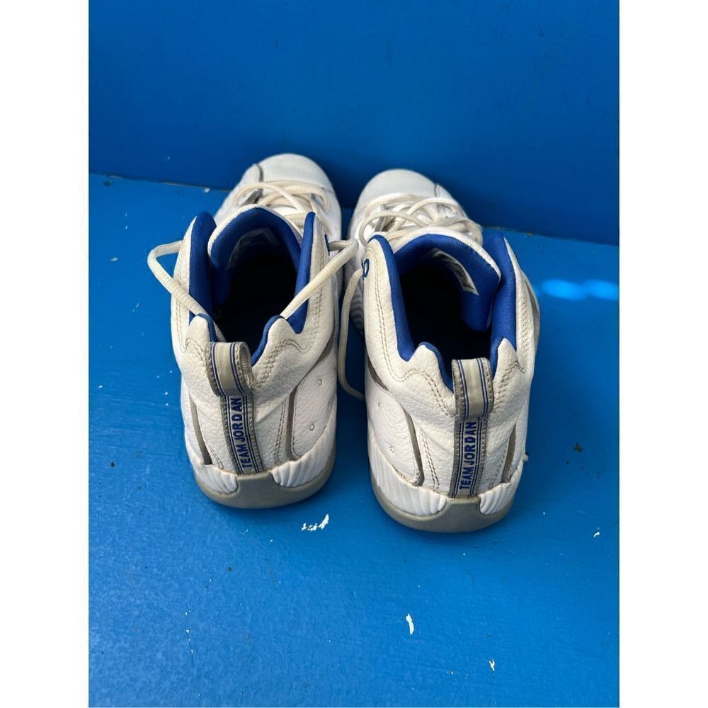 Nike Air Jordan Jumpman Team II White Hyper Royal Blue Shoe Men Sz 10.5. 819175- - Picture 2 of 7